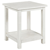 Orleans Furniture - Coaster - Payne Wood End Table with Shelf Distressed White - 710556