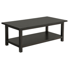 Orleans Furniture - Coaster - Payne Wood Coffee Table with Shelf Distressed Java - 710568