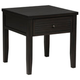 Orleans Furniture - Coaster - Concord 1-drawer Square End Table Distressed Java - 710577