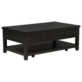 Orleans Furniture - Coaster - Concord 2-drawer Rectangular Coffee Table Distressed Java - 710578