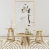 Orleans Furniture - Coaster - Touhy 3-piece Round Coffee and End Table Set Natural Mango - 710608-S3