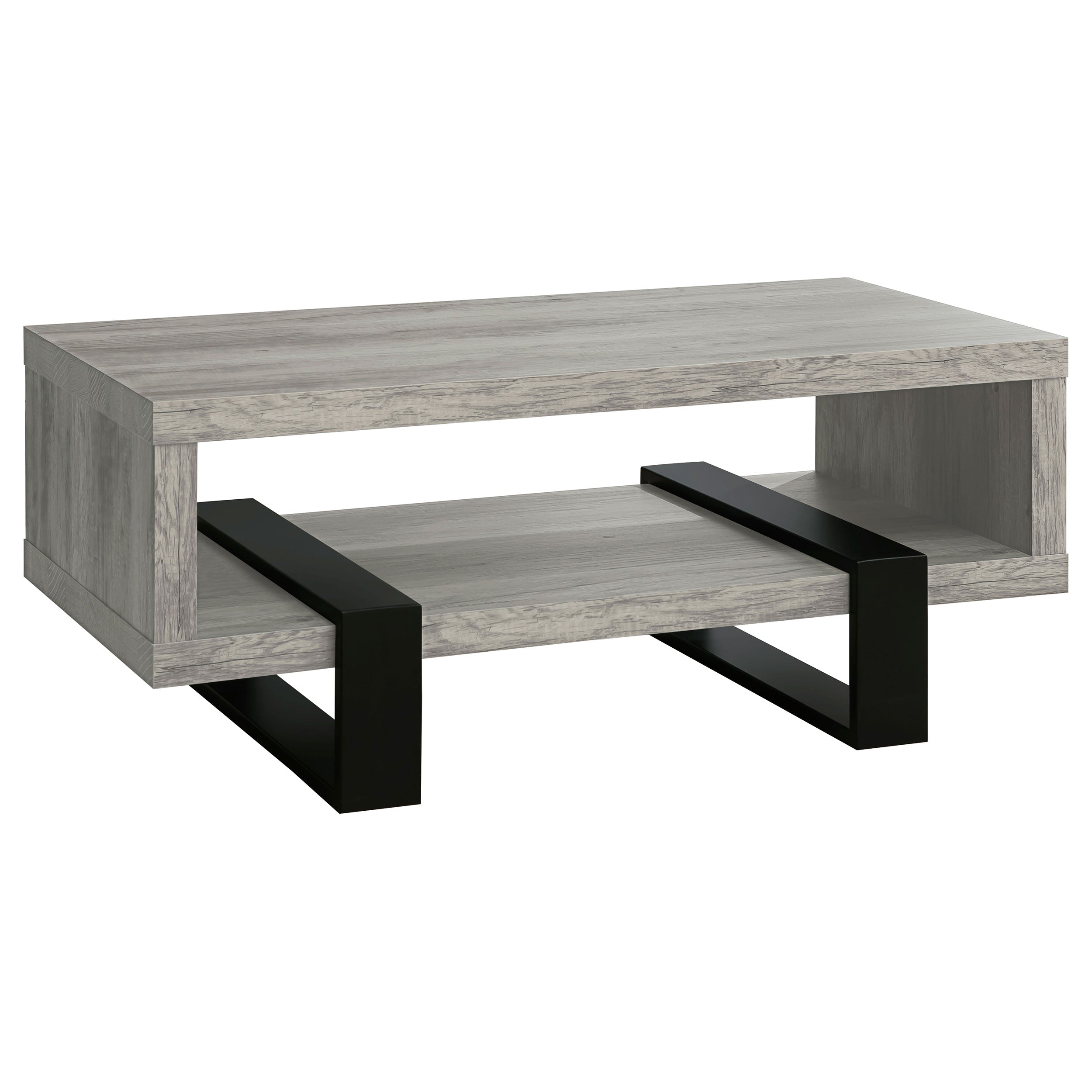 Orleans Furniture - Coaster - Dinard Engineered Wood Coffee Table Grey Driftwood - 720878