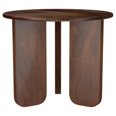 Orleans Furniture - Coaster - Dale Round Solid Mango Wood Side End Table Brown - 721997