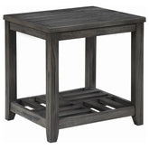 Orleans Furniture - Coaster - Cliffview 1-shelf Square Wood Side End Table Grey - 722287