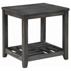 Orleans Furniture - Coaster - Cliffview 1-shelf Square Wood Side End Table Grey - 722287