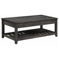 Orleans Furniture - Coaster - Cliffview Rectangular Wood Lift Top Coffee Table Grey - 722288