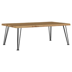 Orleans Furniture - Coaster - Zander Rectangular Wood Top Coffee Table Natural Brown - 723498