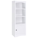 Orleans Furniture - Coaster - Laughlin 3-shelf Engineered Wood Media Tower White - 724114