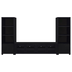 Jupiter 3-piece Entertainment Center 79-inch TV Stand Black