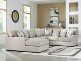 Orleans Furniture - Ashley Furniture - Laurelgrove Sectional - RAF 3-Piece Double Chaise Sectional / Pebble - 75105S7