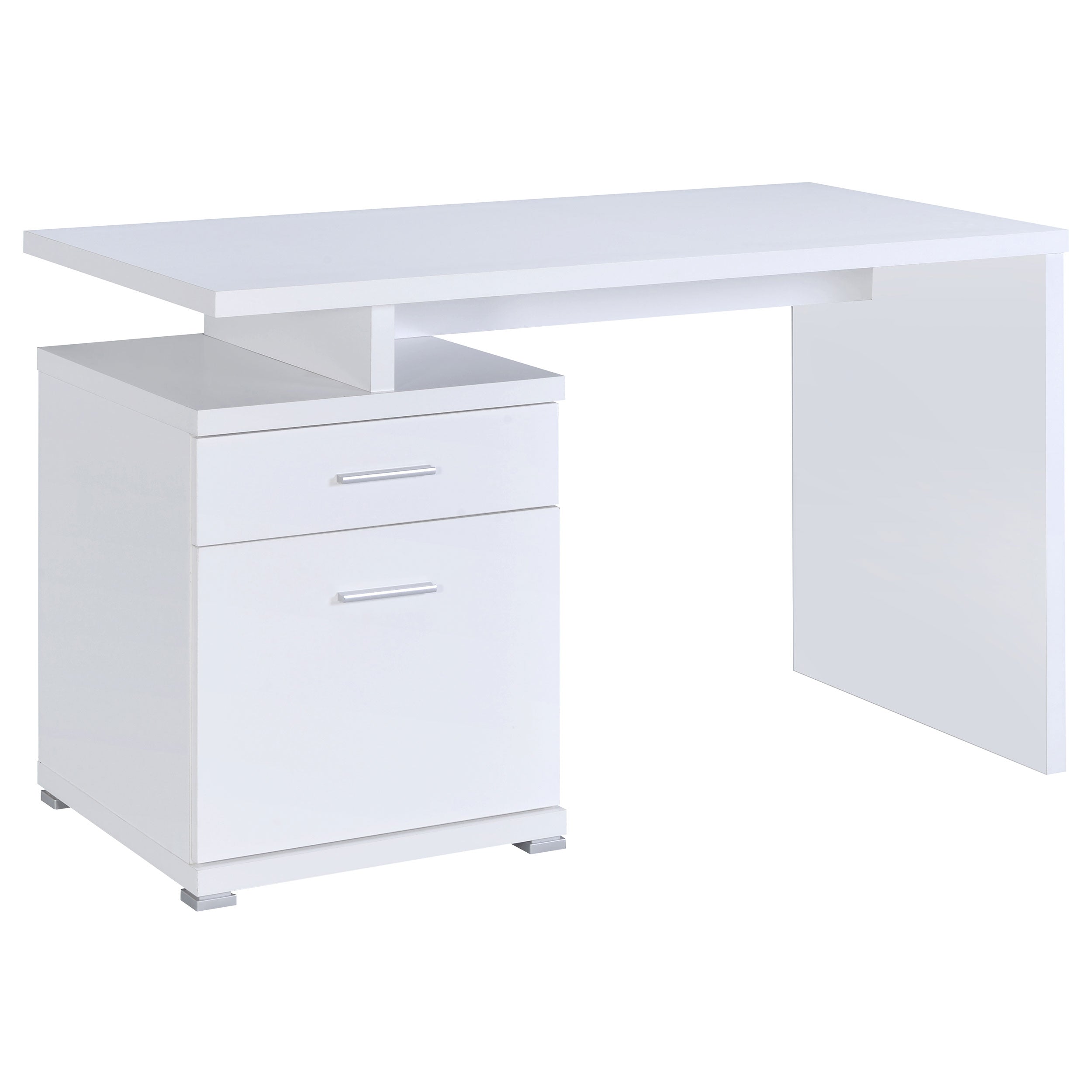 Orleans Furniture - Coaster - Irving 47-inch 2-drawer Office Computer Desk White - 800110