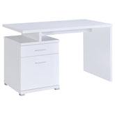 Orleans Furniture - Coaster - Irving 47-inch 2-drawer Office Computer Desk White - 800110