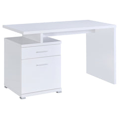 Orleans Furniture - Coaster - Irving 47-inch 2-drawer Office Computer Desk White - 800110
