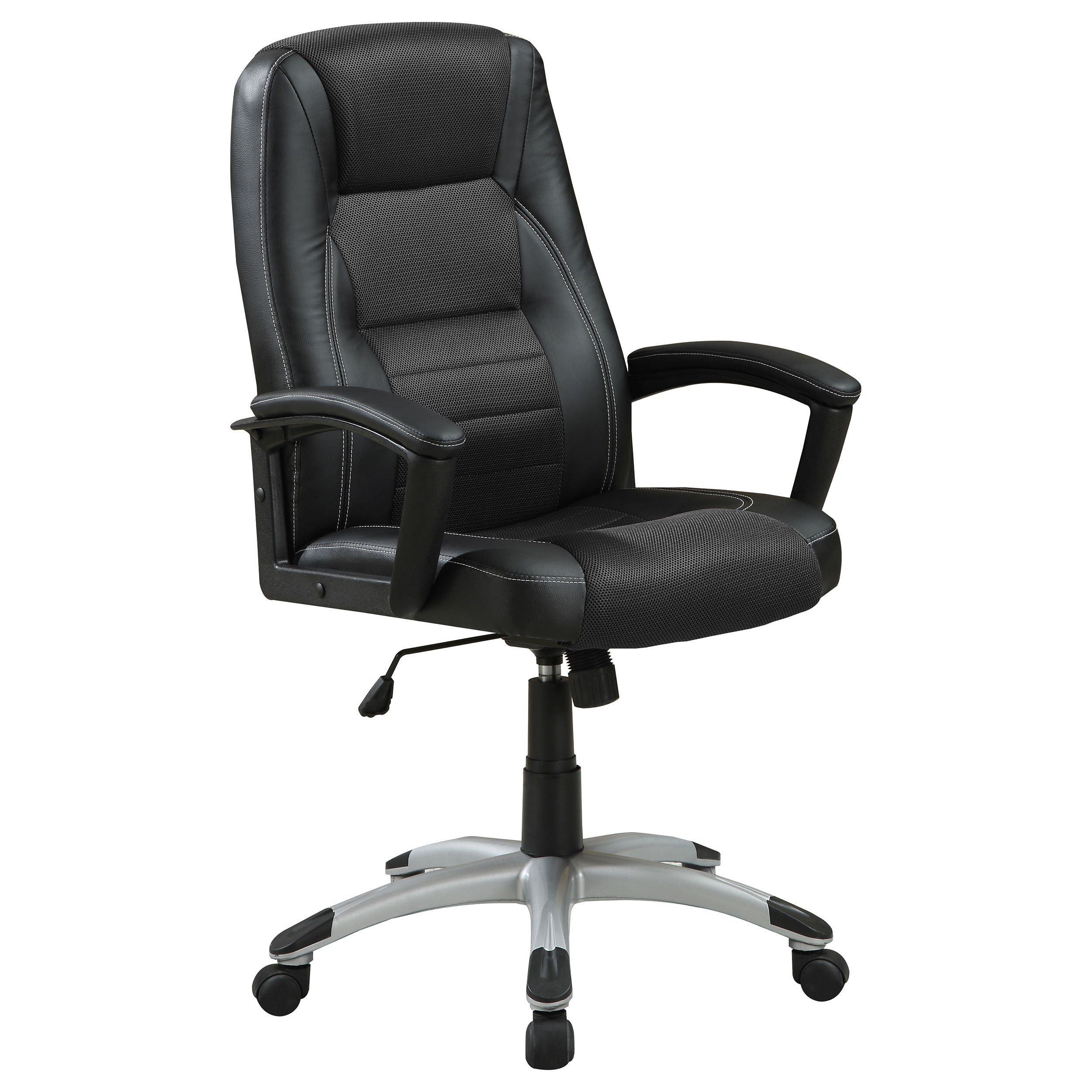 Orleans Furniture - Coaster - Dione Upholstered Adjustable Home Office Desk Chair Black - 800209