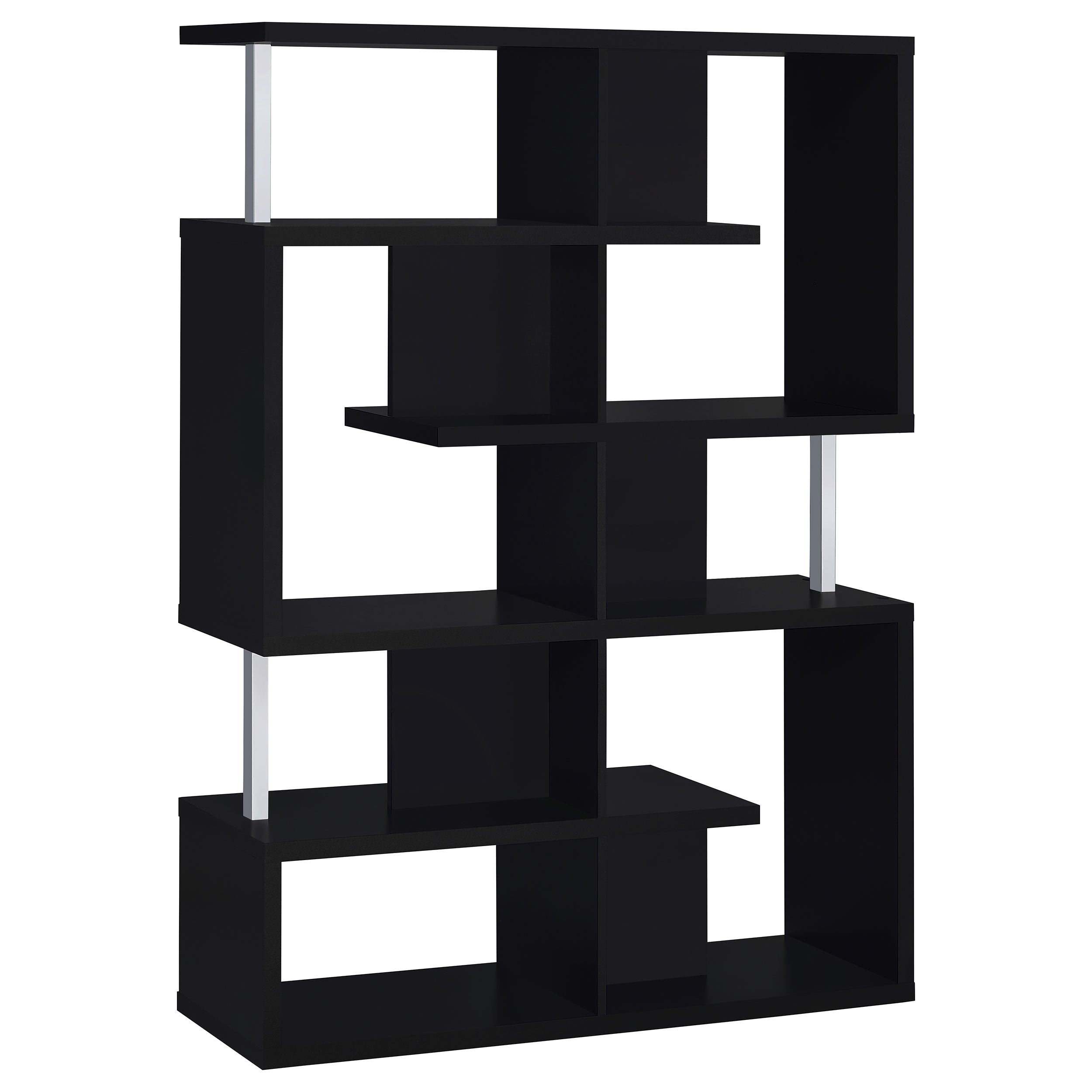 Orleans Furniture - Coaster - Hoover 63-inch 5-shelf Bookshelf Black - 800309