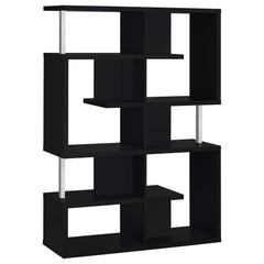 Orleans Furniture - Coaster - Hoover 63-inch 5-shelf Bookshelf Black - 800309