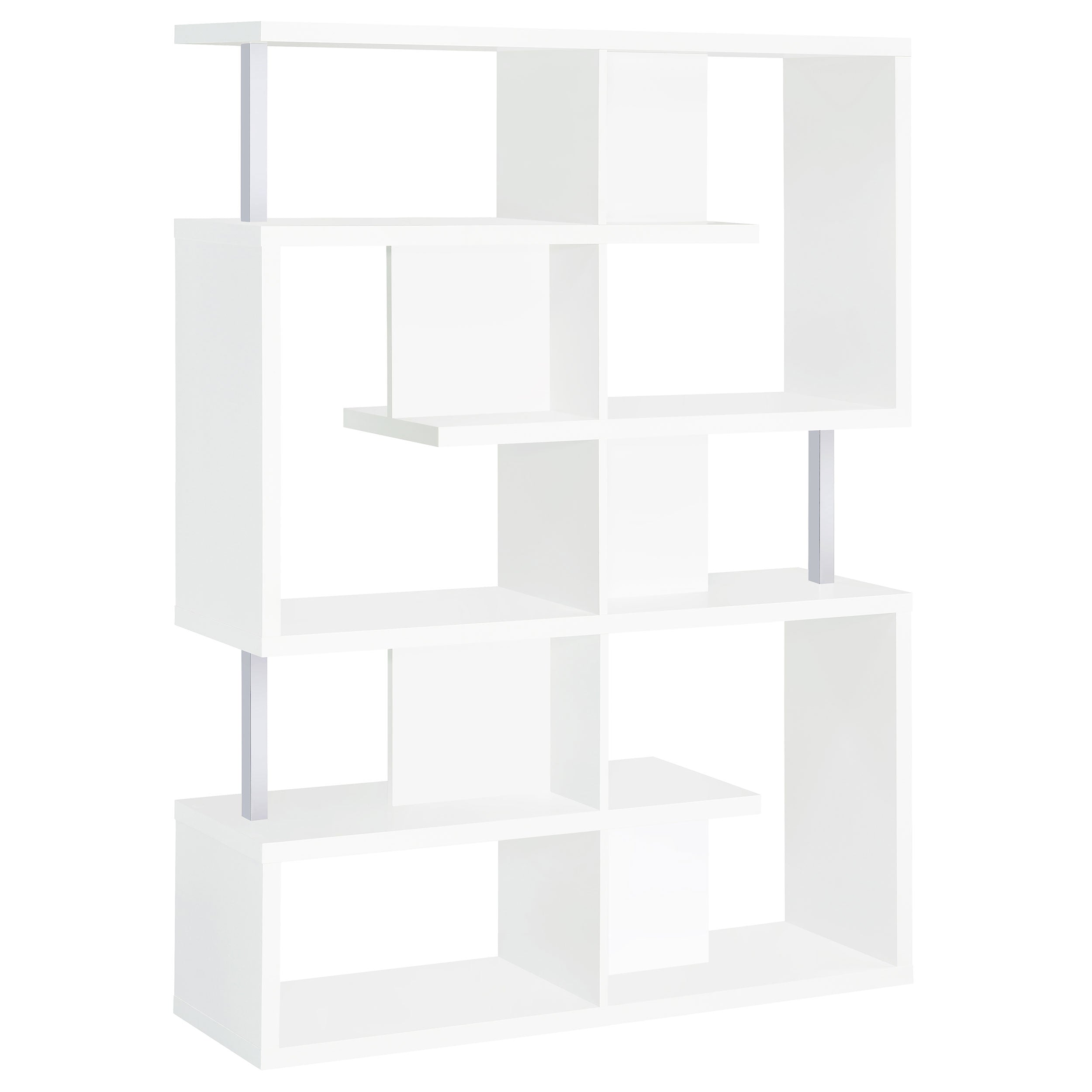 Orleans Furniture - Coaster - Hoover 63-inch 5-shelf Bookshelf White - 800310