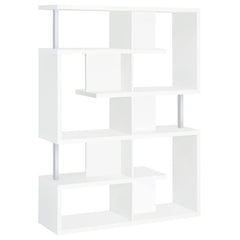 Orleans Furniture - Coaster - Hoover 63-inch 5-shelf Bookshelf White - 800310