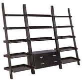 Orleans Furniture - Coaster - Colella 3-piece Storage Ladder Bookshelf Set Cappuccino - 800319-S3