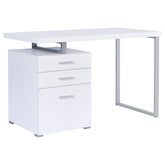 Orleans Furniture - Coaster - Brennan 47-inch 3-drawer Office Computer Desk White - 800325