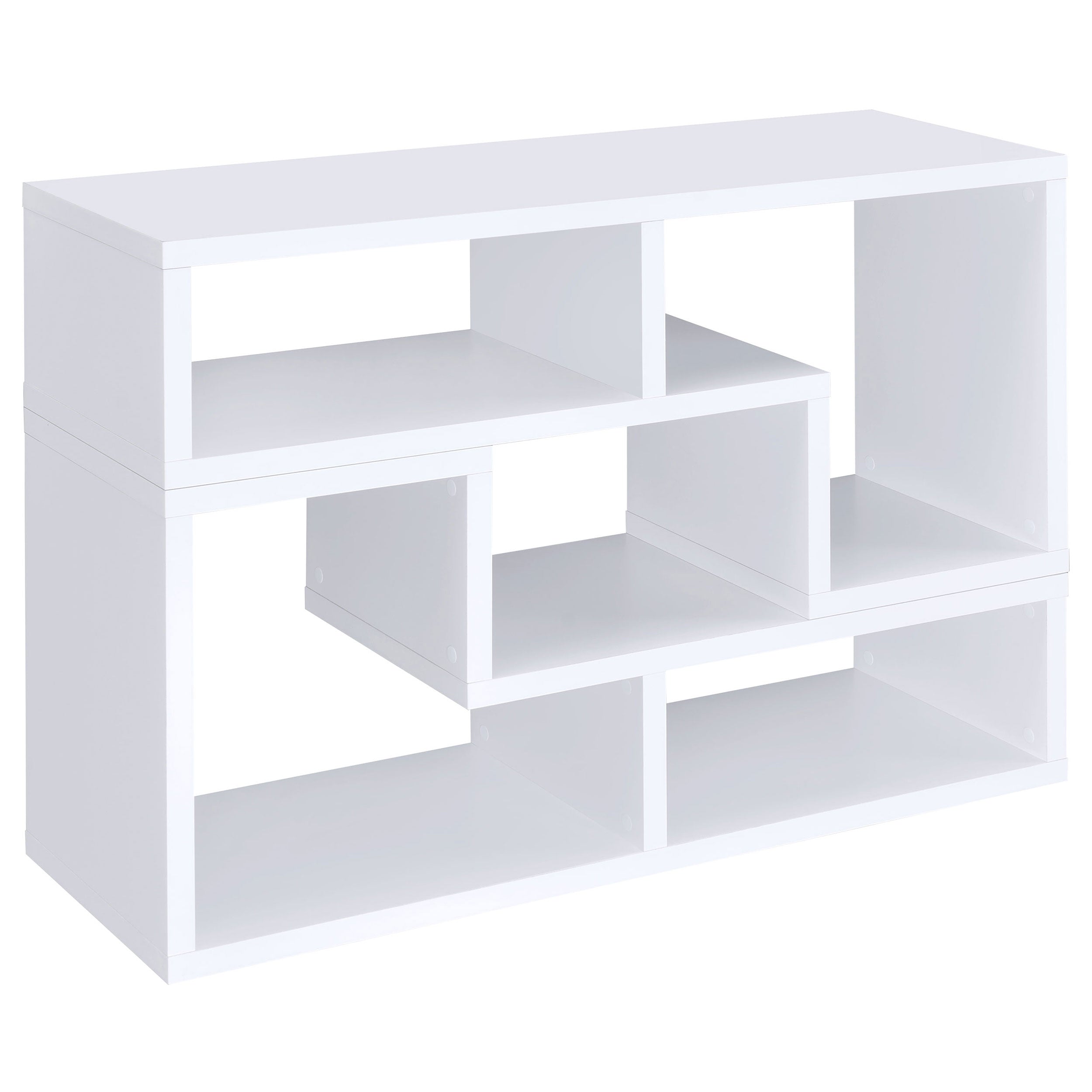 Orleans Furniture - Coaster - Velma Multipurpose TV Stand and Bookshelf White - 800330