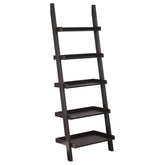 Orleans Furniture - Coaster - Colella 72-inch 5-shelf Ladder Bookshelf Cappuccino - 800338
