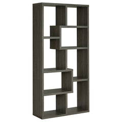 Orleans Furniture - Coaster - Theo 71-inch 7-shelf Bookshelf Weathered Grey - 800510