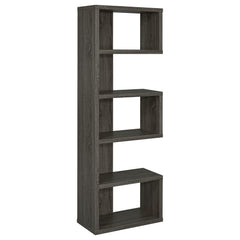 Orleans Furniture - Coaster - Joey 71-inch 5-shelf Bookshelf Weathered Grey - 800552