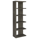 Orleans Furniture - Coaster - Harrison 71-inch 5-shelf Bookshelf Weathered Grey - 800553