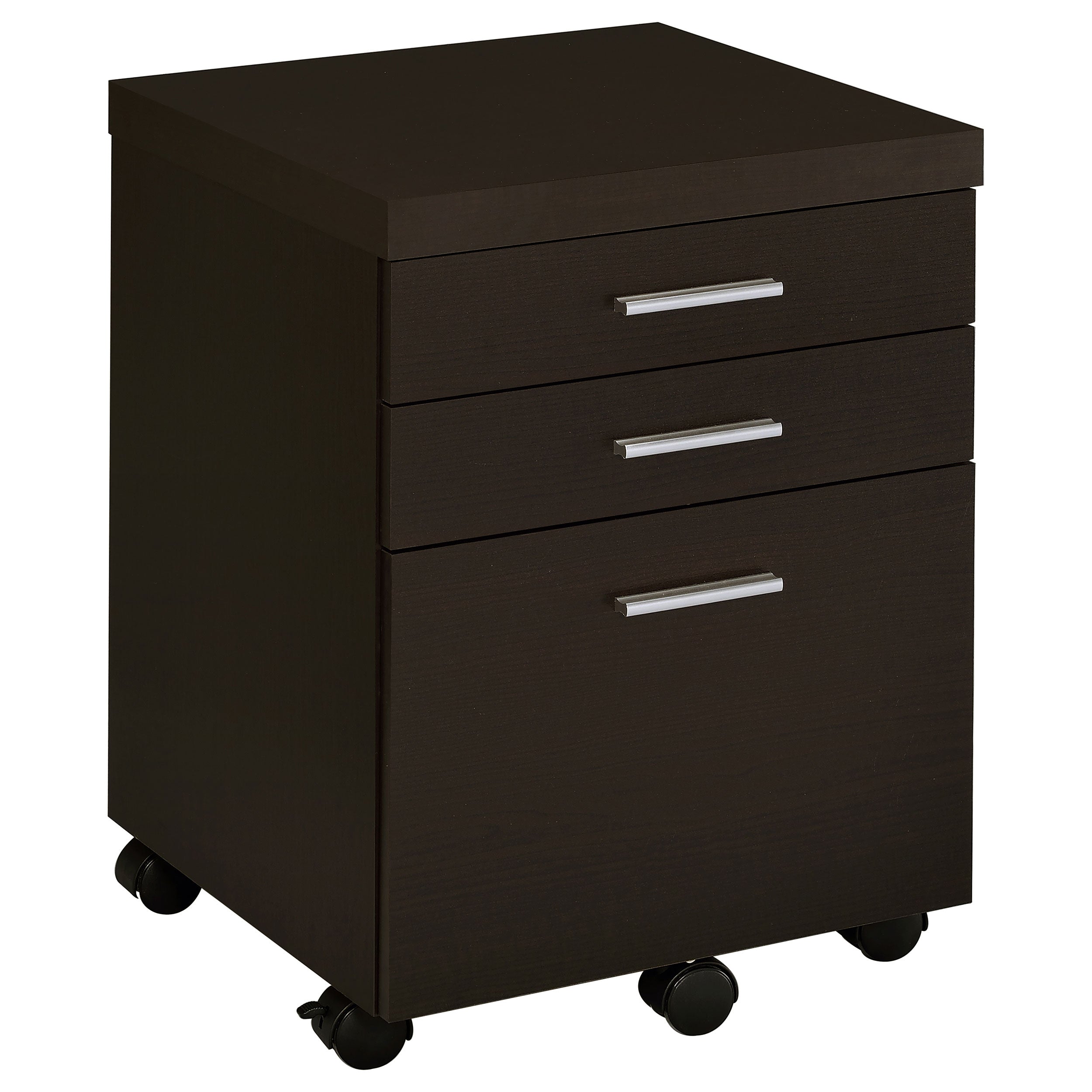 Orleans Furniture - Coaster - Skylar 3-drawer Home Office Mobile File Cabinet Cappuccino - 800894