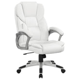 Orleans Furniture - Coaster - Kaffir Upholstered Adjustable Home Office Desk Chair White - 801140