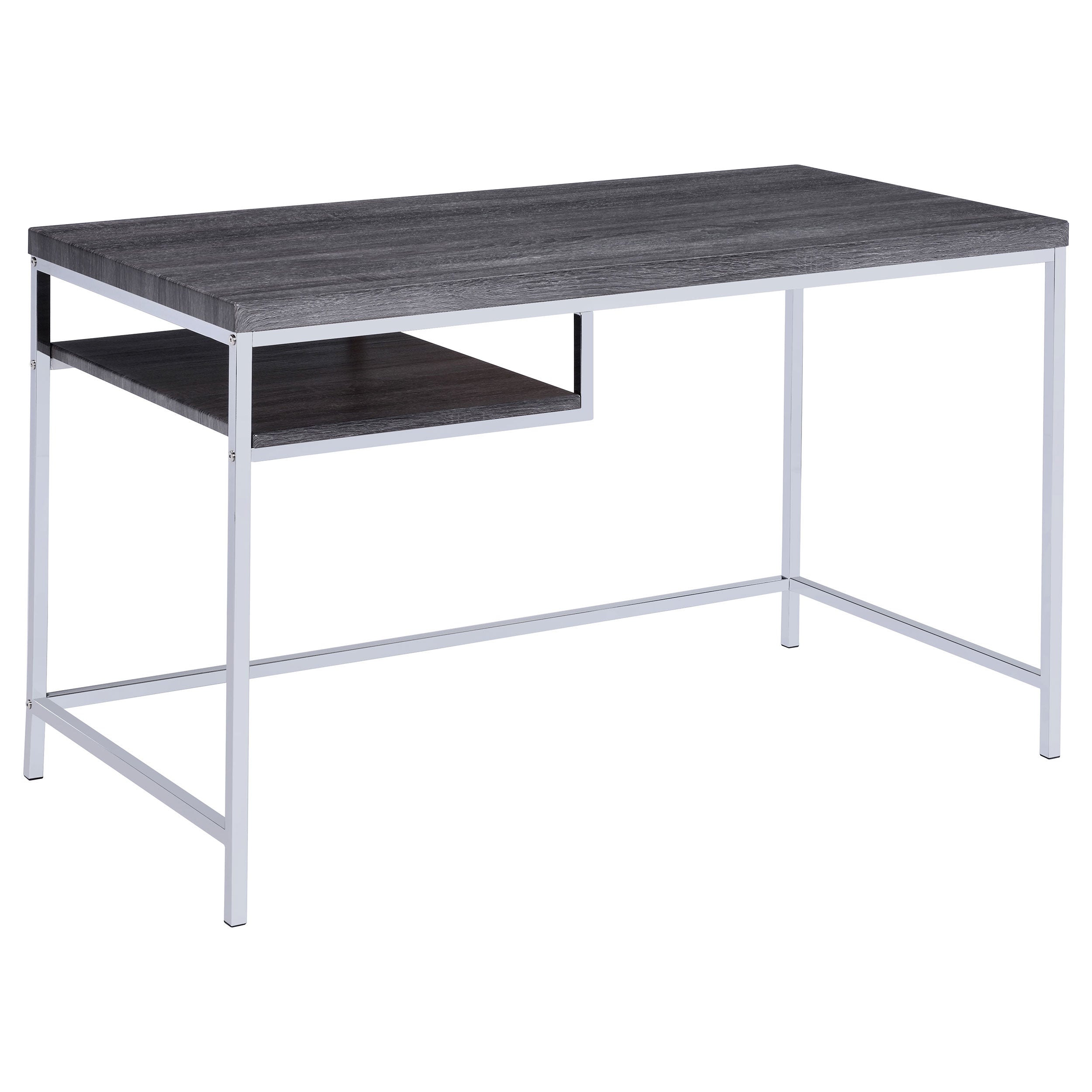Orleans Furniture - Coaster - Kravitz 47-inch 1-shelf Writing Desk Weathered Grey - 801271