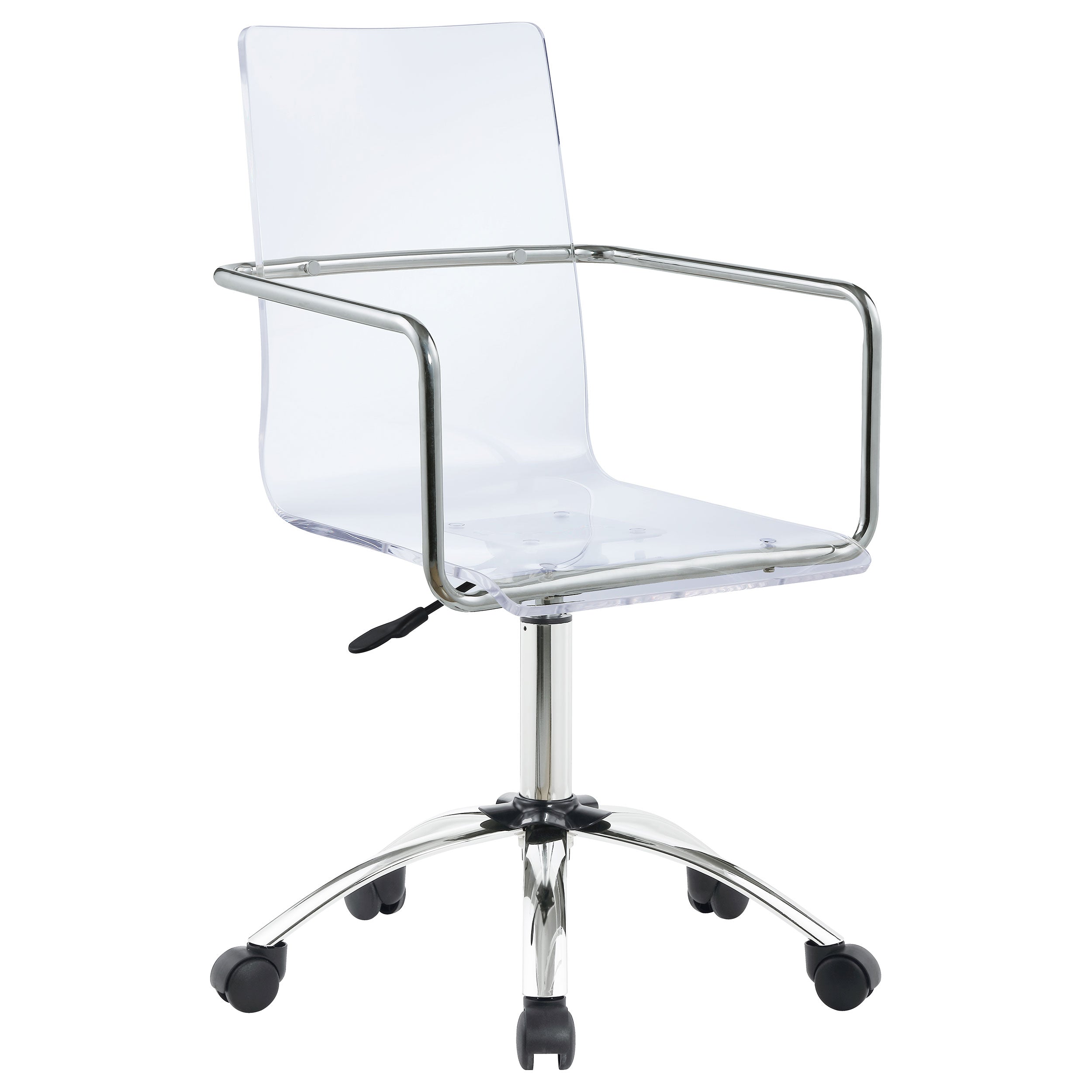 Orleans Furniture - Coaster - Amaturo Acrylic Adjustable Home Office Desk Chair Clear - 801436