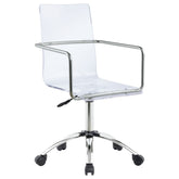 Orleans Furniture - Coaster - Amaturo Acrylic Adjustable Home Office Desk Chair Clear - 801436