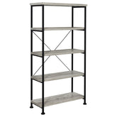 Orleans Furniture - Coaster - Analiese 63-inch 4-shelf Bookshelf Grey Driftwood - 801546