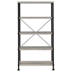 Analiese 63-inch 4-shelf Bookshelf Grey Driftwood
