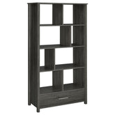Orleans Furniture - Coaster - Dylan 68-inch 4-shelf Storage Bookshelf Weathered Grey - 801577