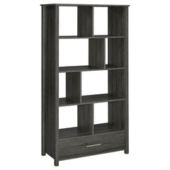 Orleans Furniture - Coaster - Dylan 68-inch 4-shelf Storage Bookshelf Weathered Grey - 801577