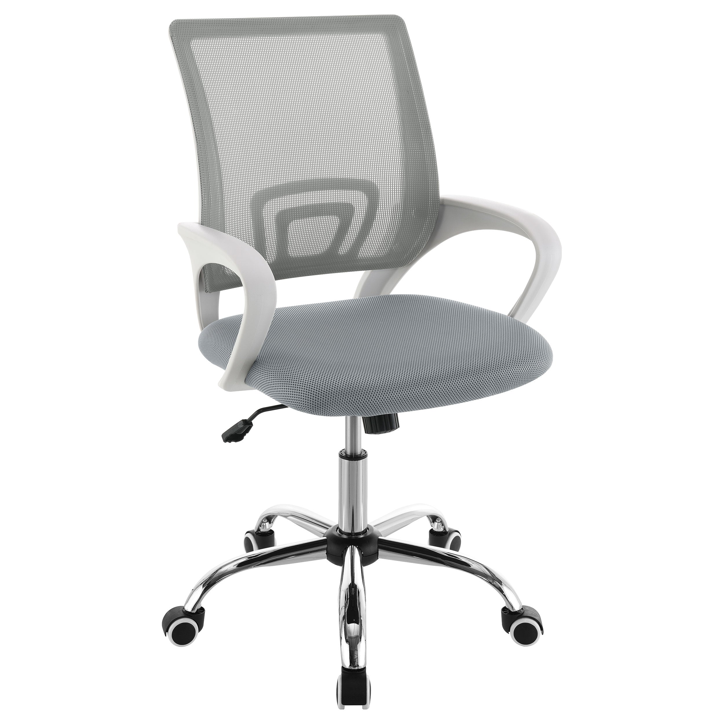 Orleans Furniture - Coaster - Felton Upholstered Adjustable Home Office Desk Chair Grey - 802015