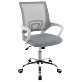 Orleans Furniture - Coaster - Felton Upholstered Adjustable Home Office Desk Chair Grey - 802015