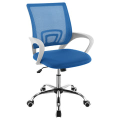 Orleans Furniture - Coaster - Felton Upholstered Adjustable Home Office Desk Chair Blue - 802018