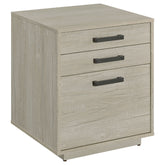 Orleans Furniture - Coaster - Loomis 3-drawer Home Office File Cabinet Whitewashed Grey - 805882