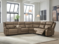 Orleans Furniture - Ashley Furniture - Max-Momentum Sectional - 6-Piece Power Reclining Sectional with Audio Console - PC82305S9