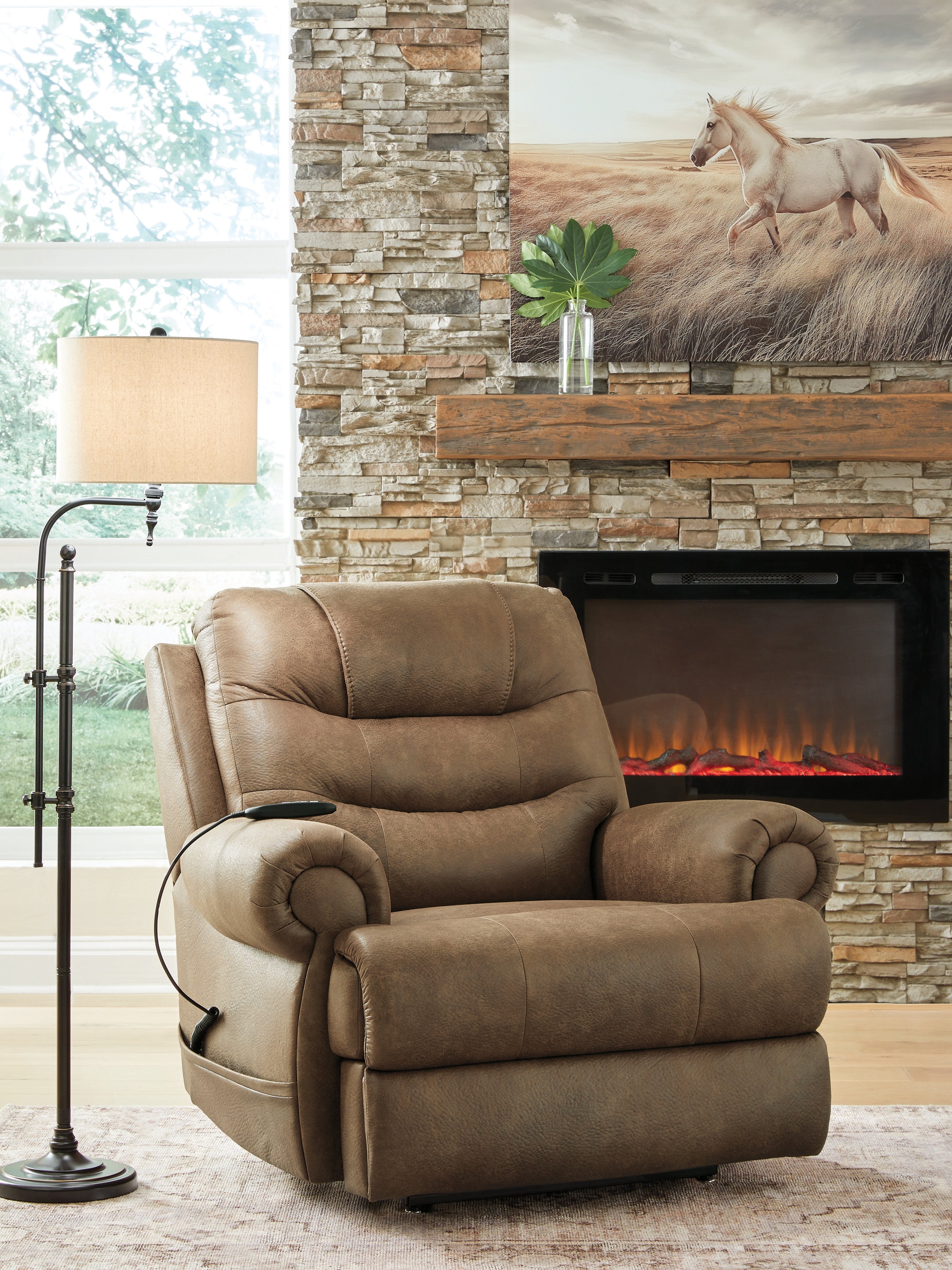 Orleans Furniture - Ashley Furniture - Revived and Restored Living Room - Power Lift Recliner - PC8240712