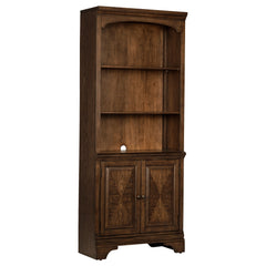 Orleans Furniture - Coaster - Hartshill 78-inch 3-shelf Cabinet Bookcase Burnished Oak - 881286