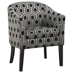 Orleans Furniture - Coaster - Jansen Upholstered Accent Club Chair Grey and Black - 900435