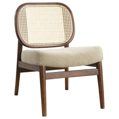 Orleans Furniture - Coaster - Rayo Rattan Cane Back Accent Chair with Padded Seat Camel - 900621