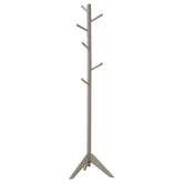 Orleans Furniture - Coaster - Devlin 6 Hook Freestanding Wood Coat Rack Hat Hanger Grey - 900632