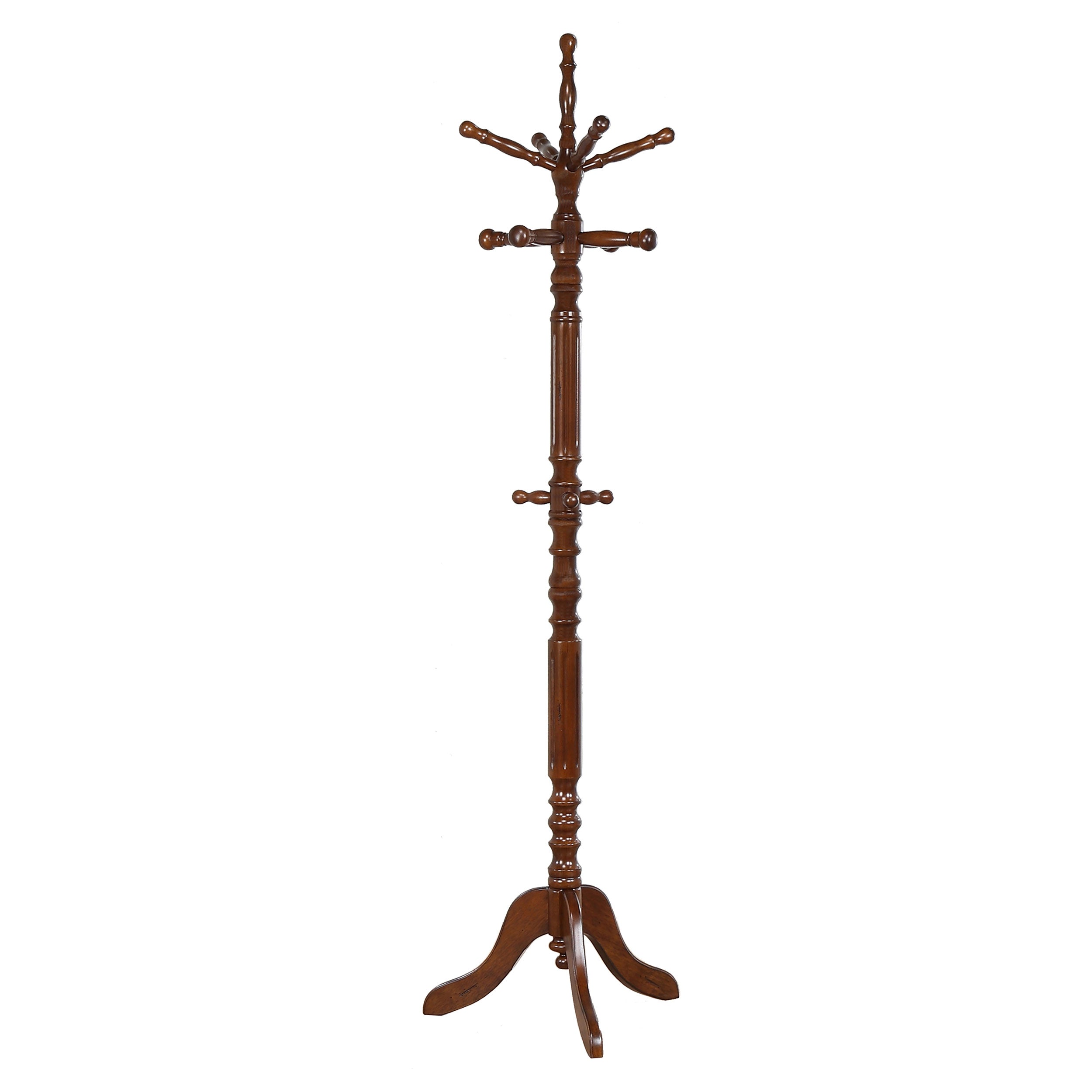 Orleans Furniture - Coaster - Achelle 11 Hook Freestanding Coat Rack Hat Hanger Tobacco - 900769