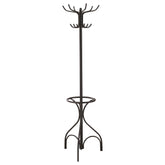 Orleans Furniture - Coaster - Kiefer 12 Hook Freestanding Metal Coat Rack Hat Hanger Black - 900821